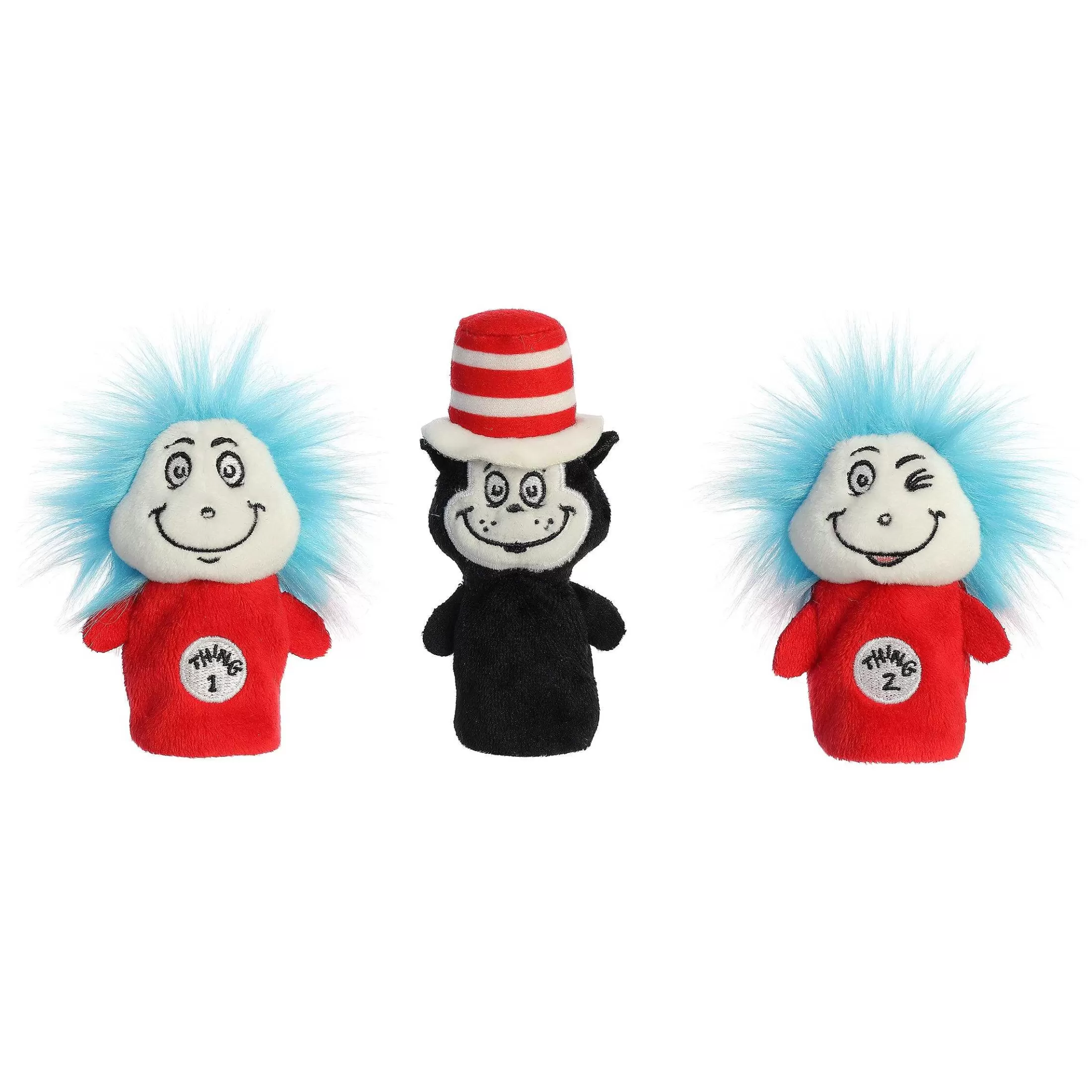 Licensed Aurora® - Dr. Seuss - 3" Dr. Seuss Finger Puppet Set