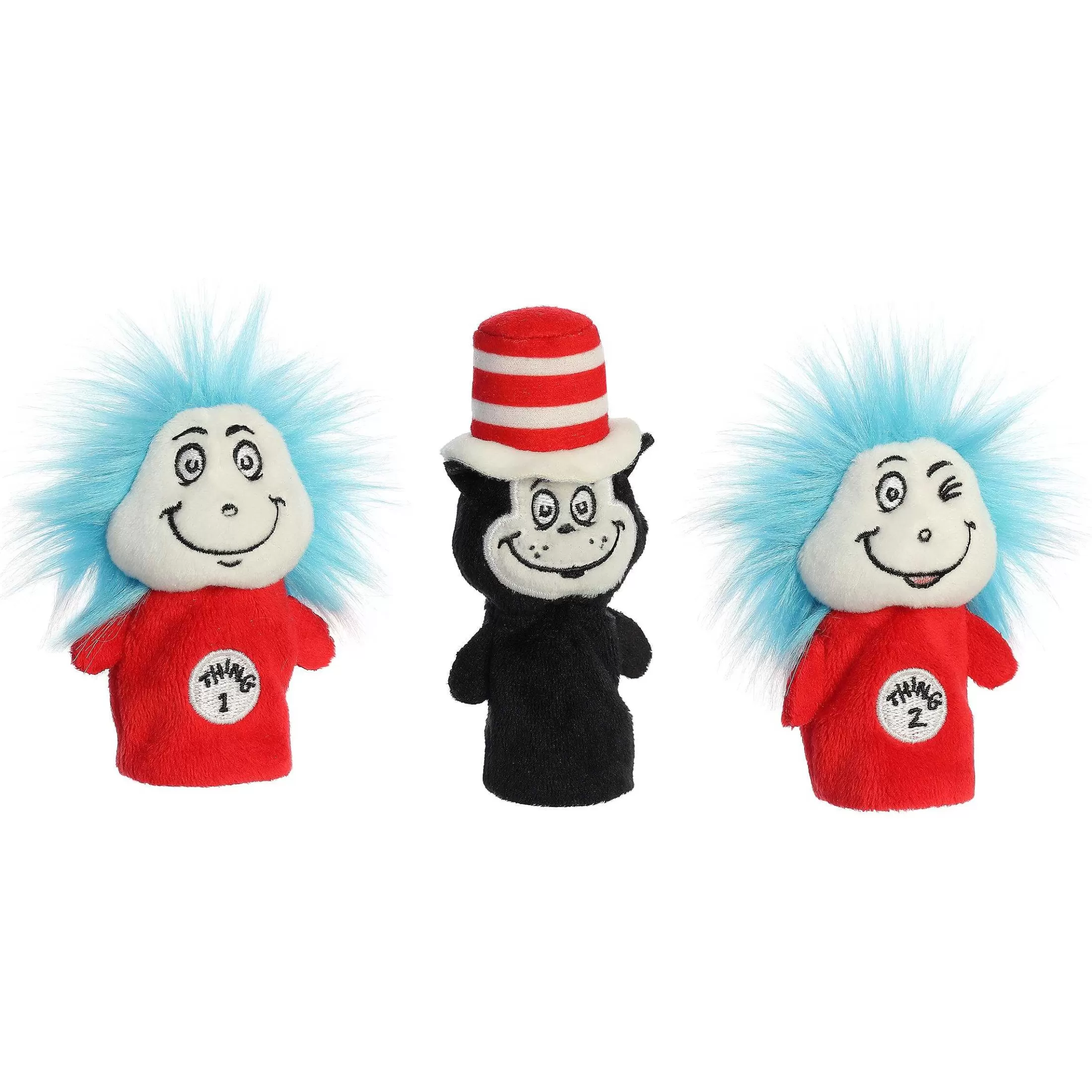 Licensed Aurora® - Dr. Seuss - 3" Dr. Seuss Finger Puppet Set