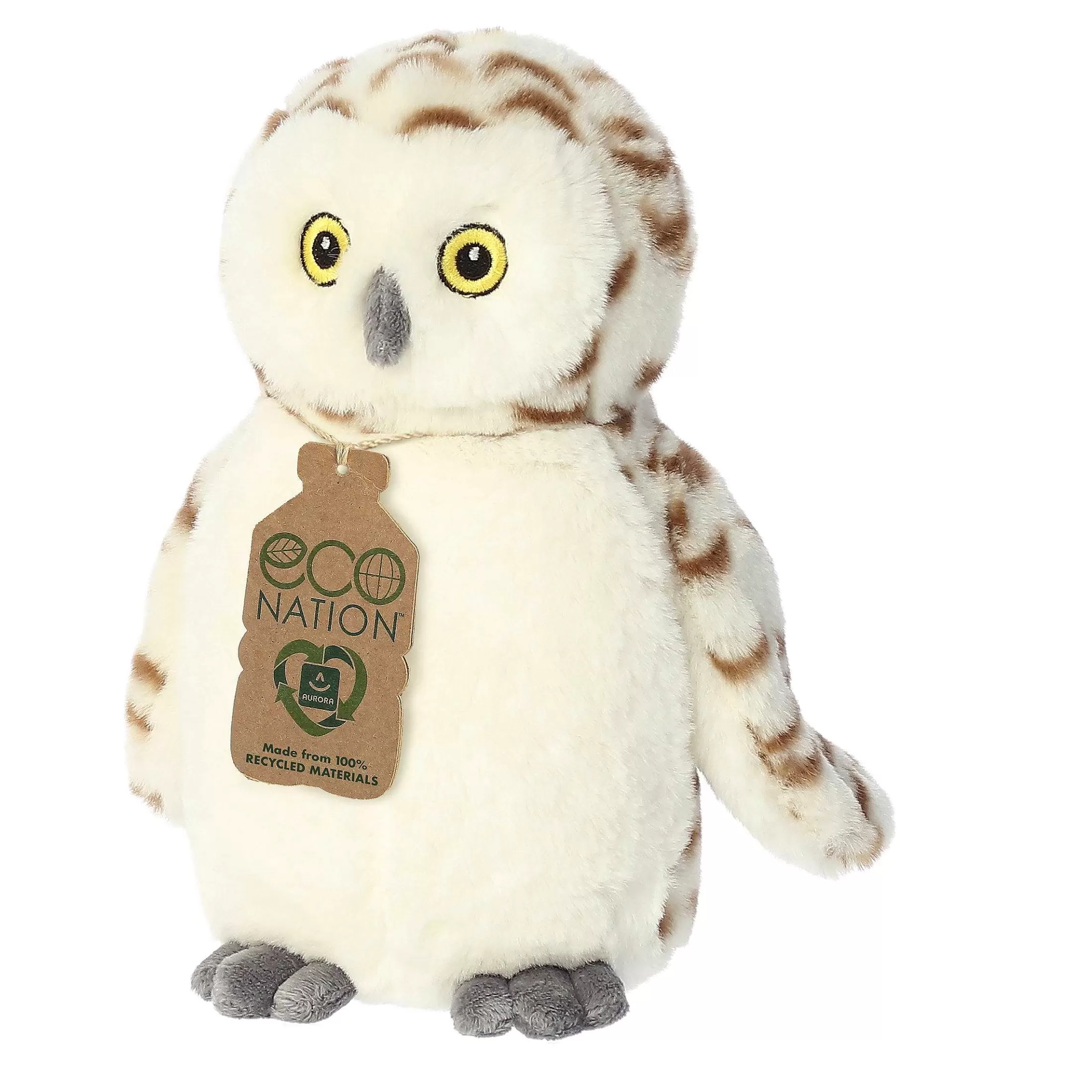 Aurora® - Eco Nation - 9" Snowy Owl