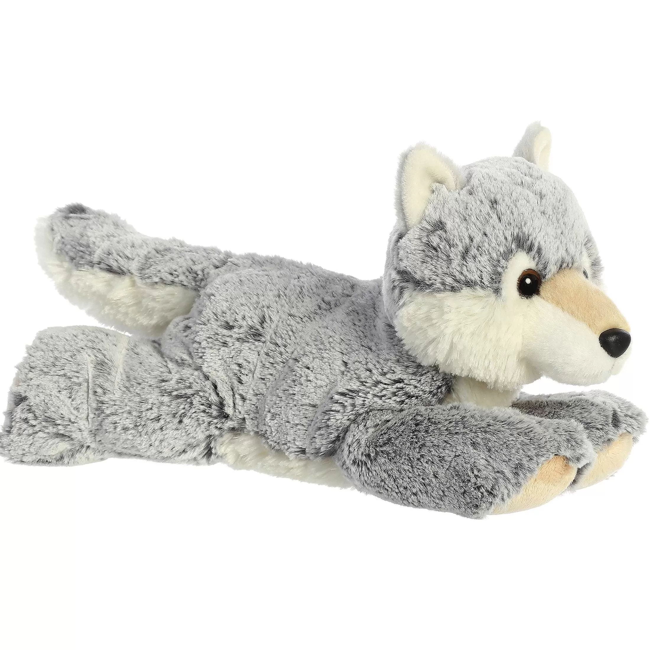 Aurora® - Flopsie - 12" Winter Wolf