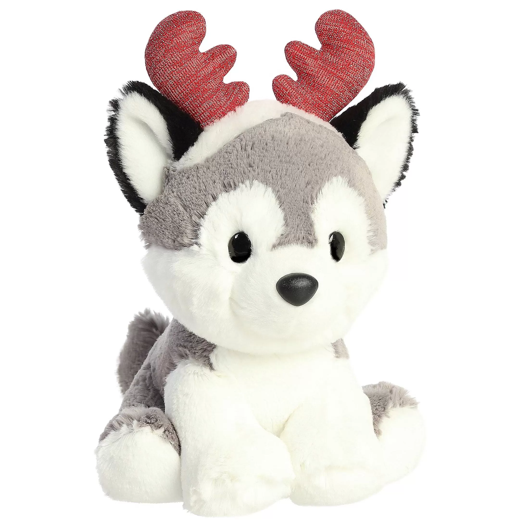 Aurora® - Holiday - Christmas Trio - 8.5" Antler Husky