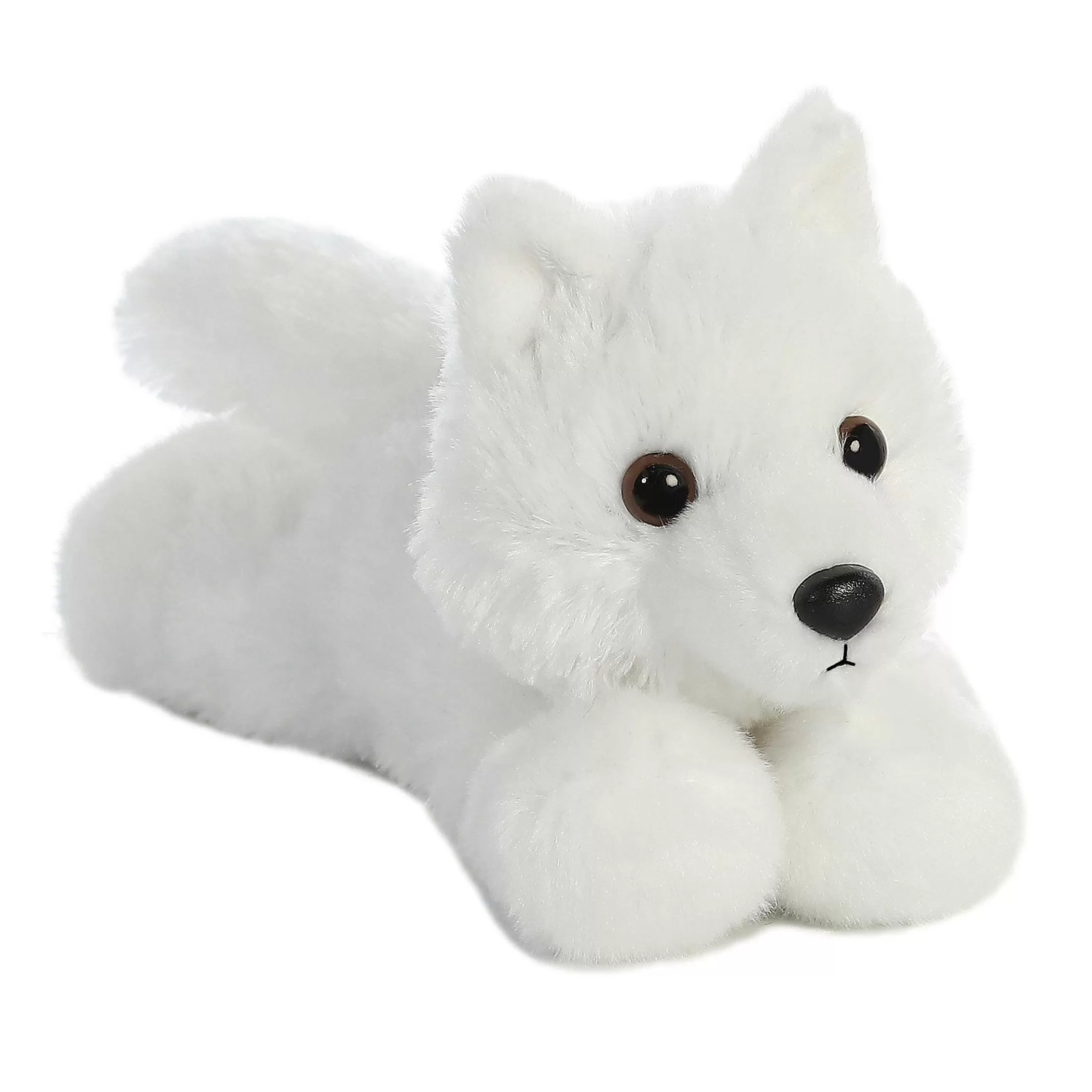 Aurora® - Mini Flopsie - 8" White Wolf