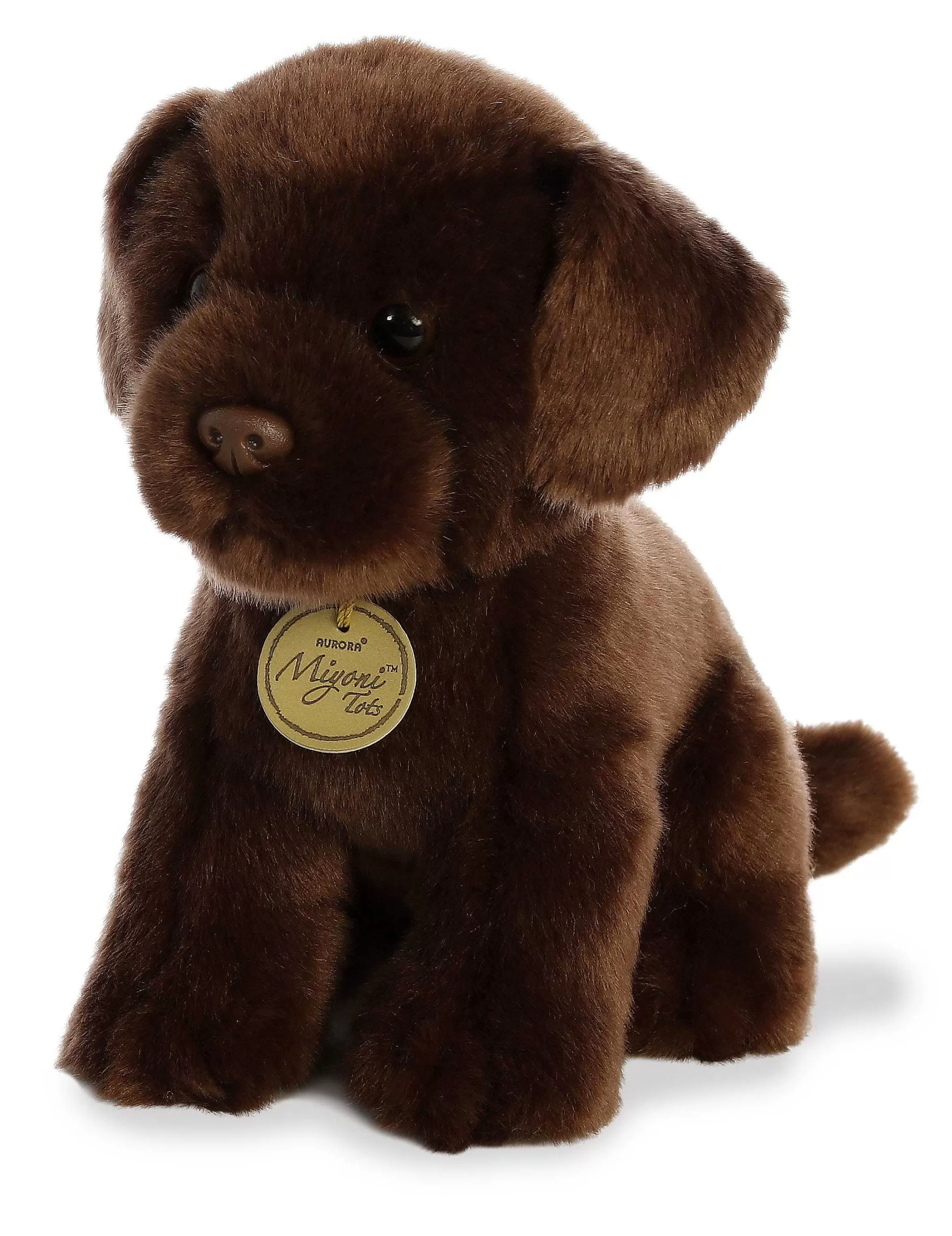 Aurora® - Miyoni® Tots - 11" Chocolate Lab Pup