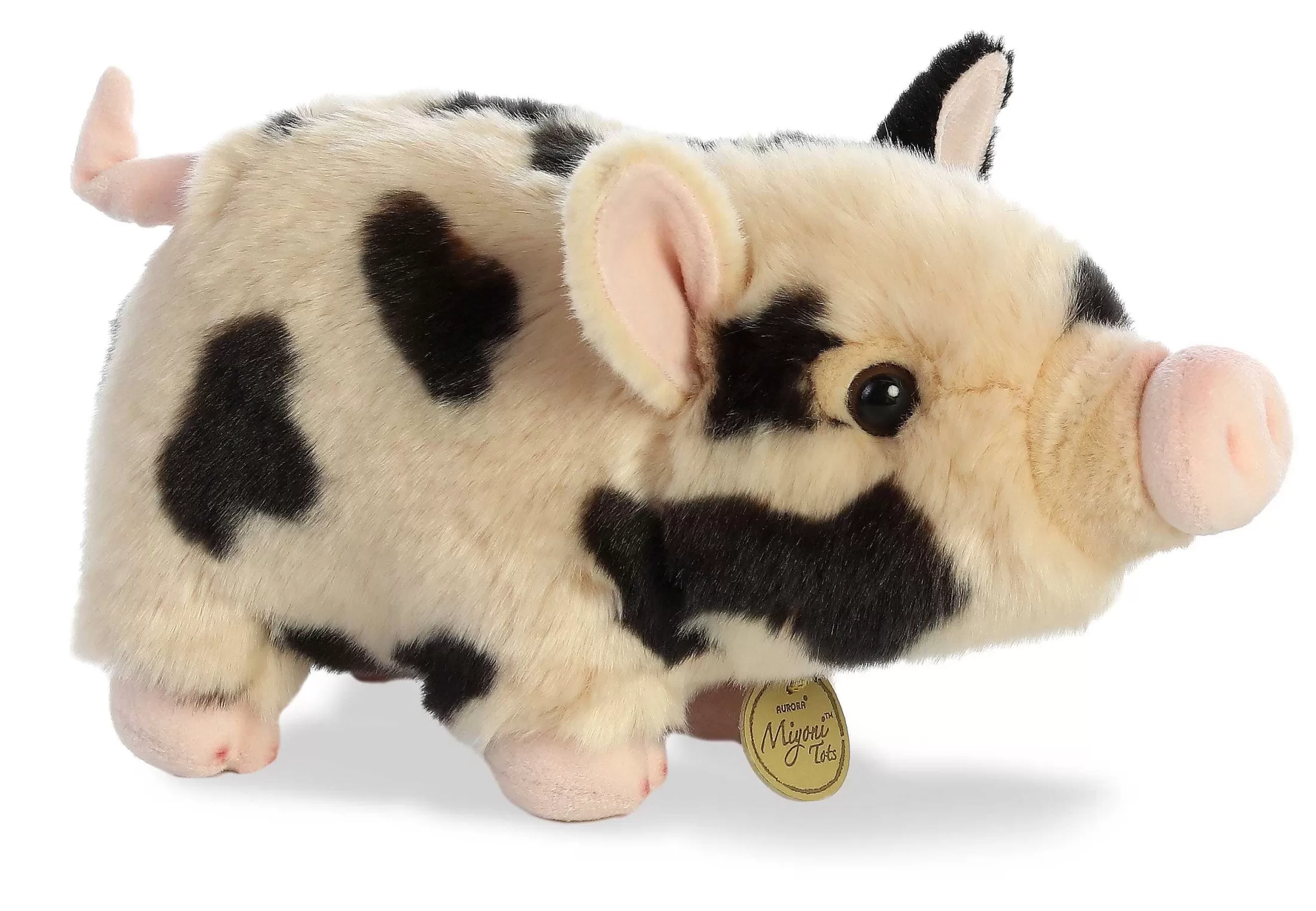 Aurora® - Miyoni® Tots - 11" Pot-Bellied Piglet Spotted