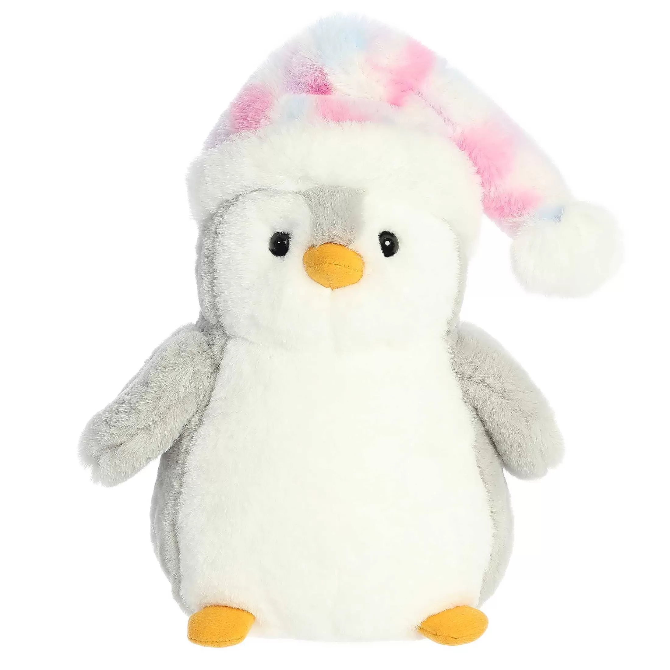 Aurora® - Pompom Penguin - 10.5" Pink Mosaic