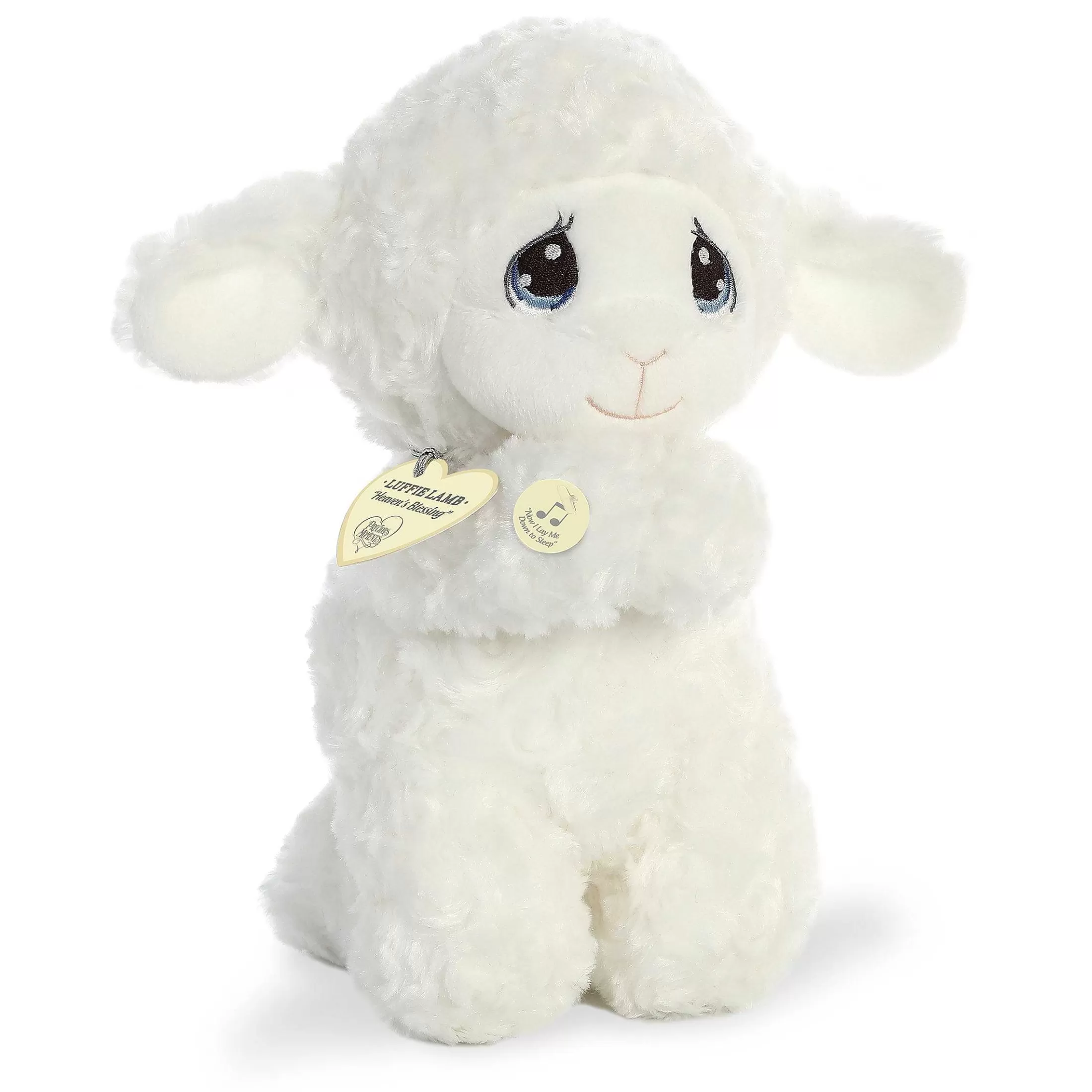 Licensed Aurora® - Precious Moments - 10" Luffie Praying Lamb - English