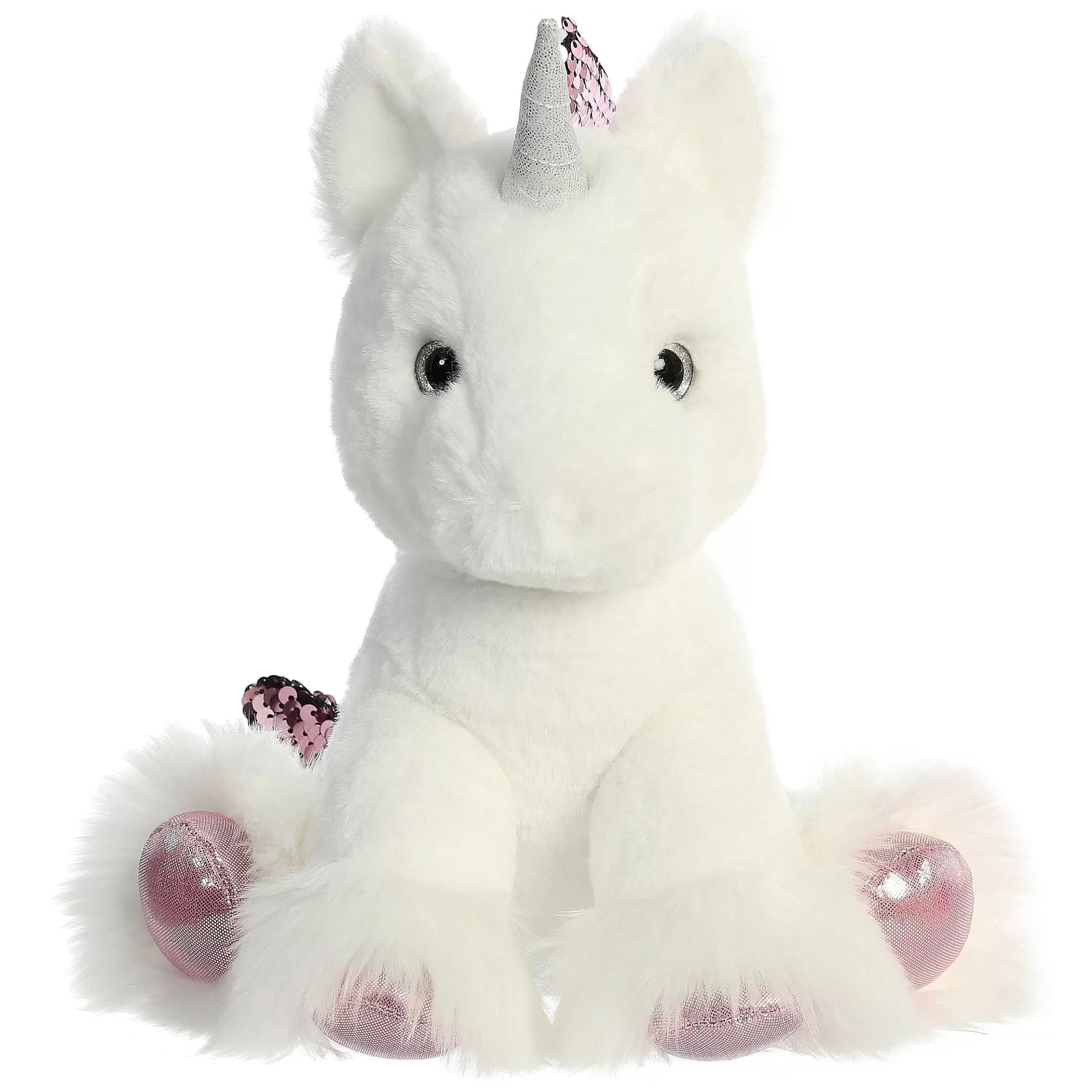 Aurora® - Shimmers - 9" Clouds Unicorn - White