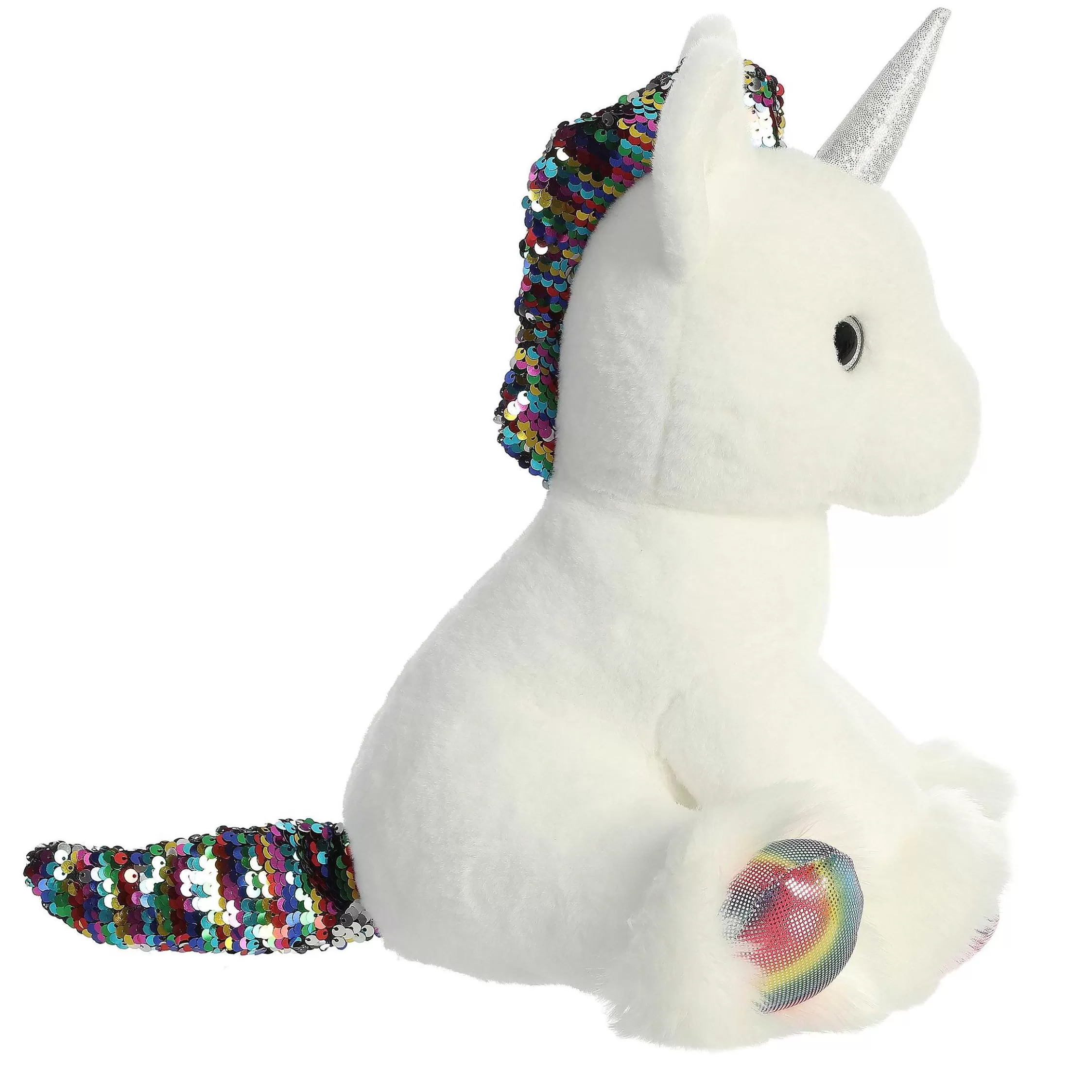 Aurora® - Shimmers - 13" Clouds Unicorn - White