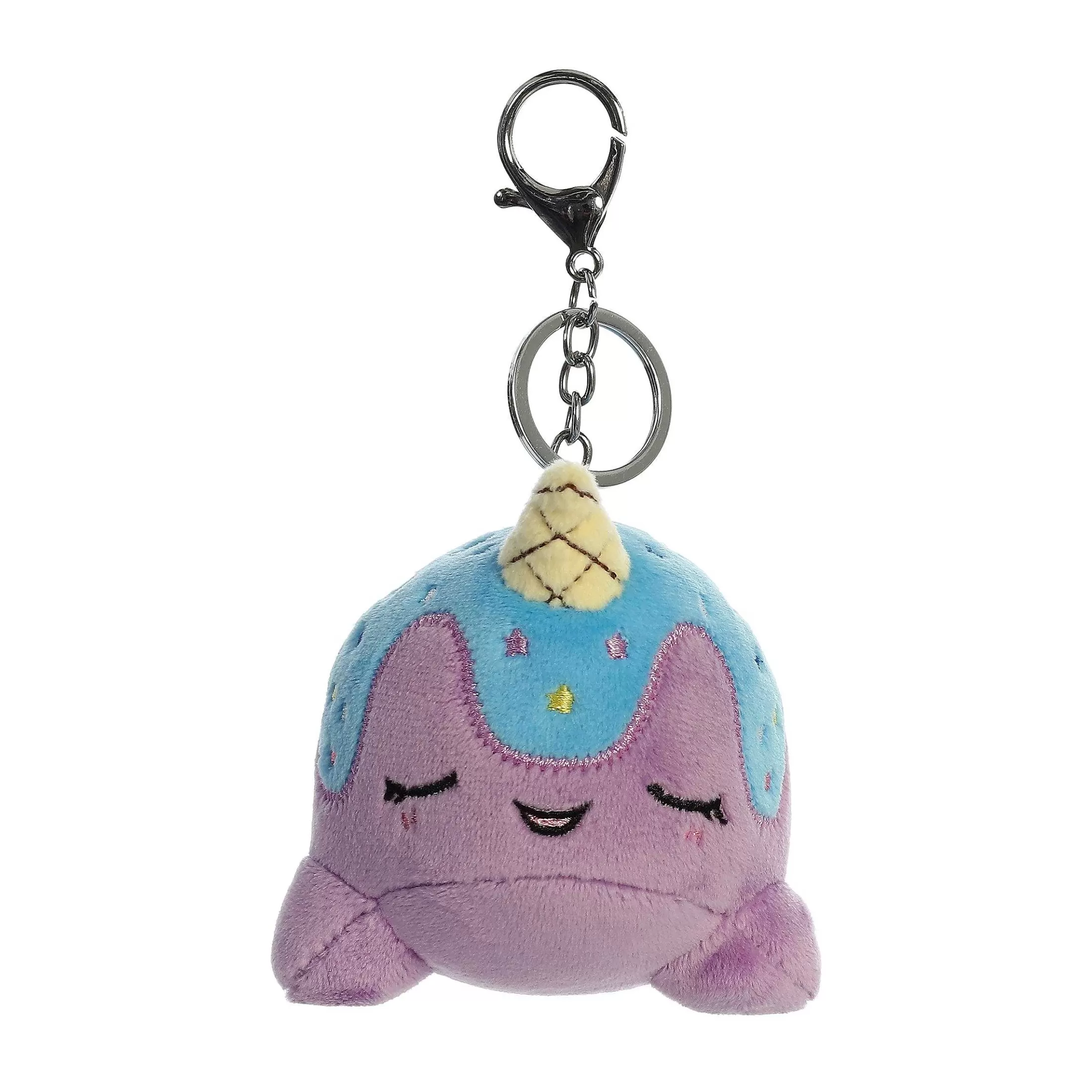 Licensed Aurora® - Tasty Peach® - 4" Blue Moon Nomwhal Keychain