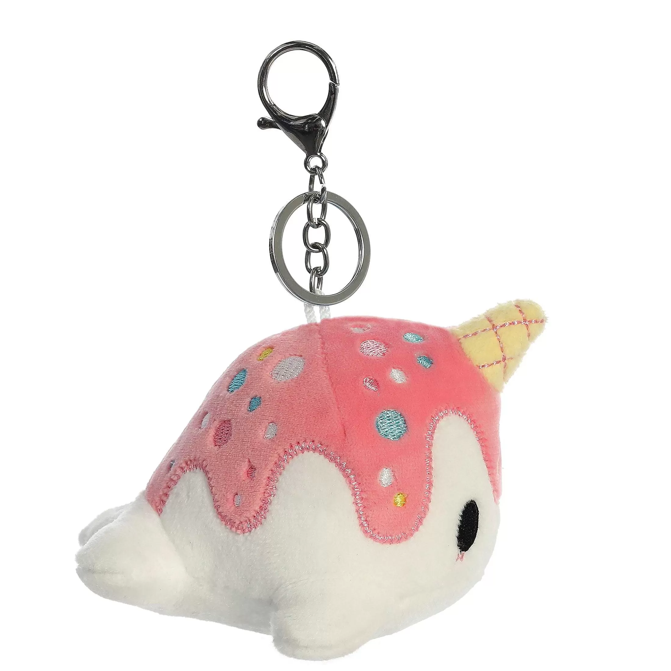 Licensed Aurora® - Tasty Peach® - 4" Vanilla-Berry Nomwhal Keychain