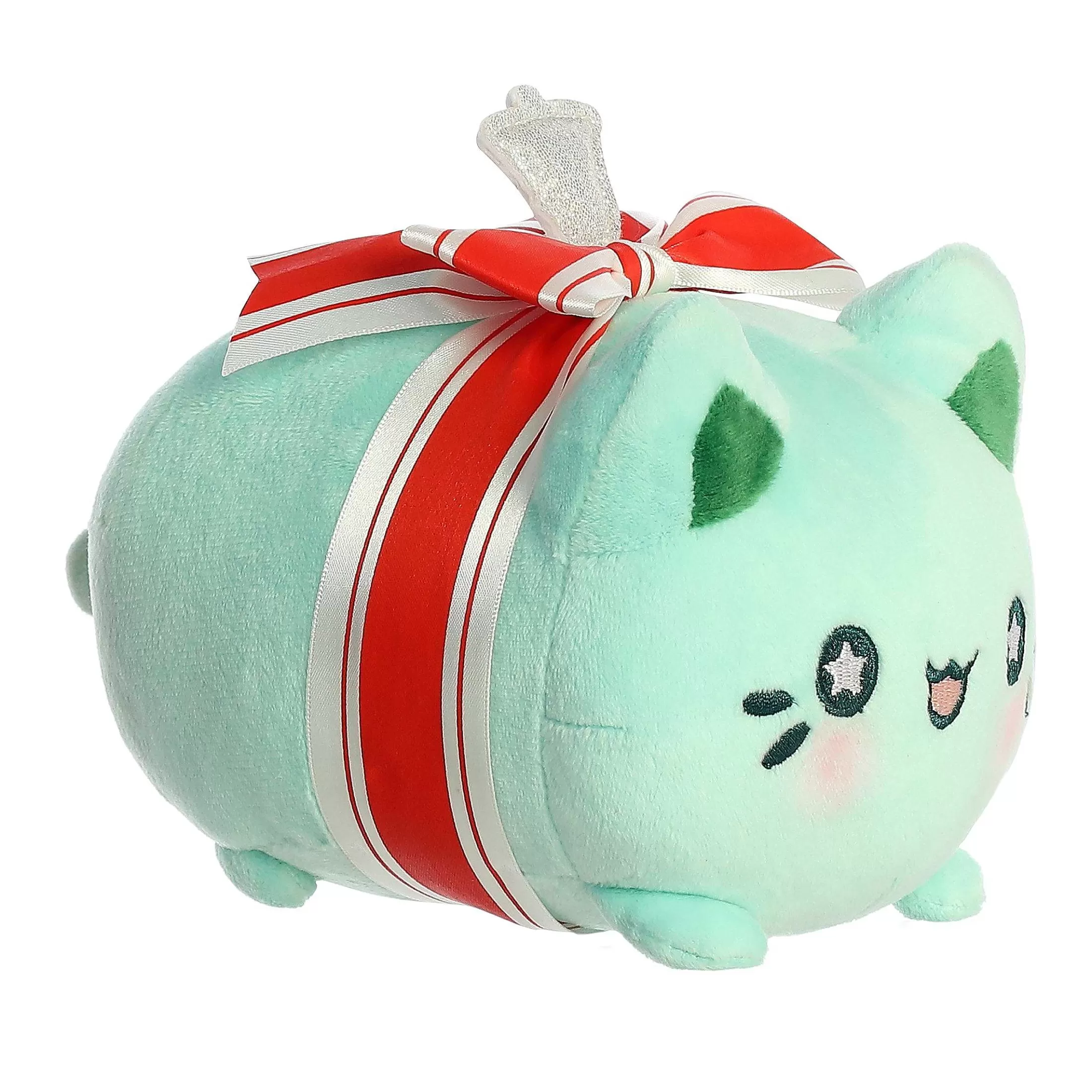 Licensed Aurora® - Tasty Peach® - 7" Winter Wreath Meowchi