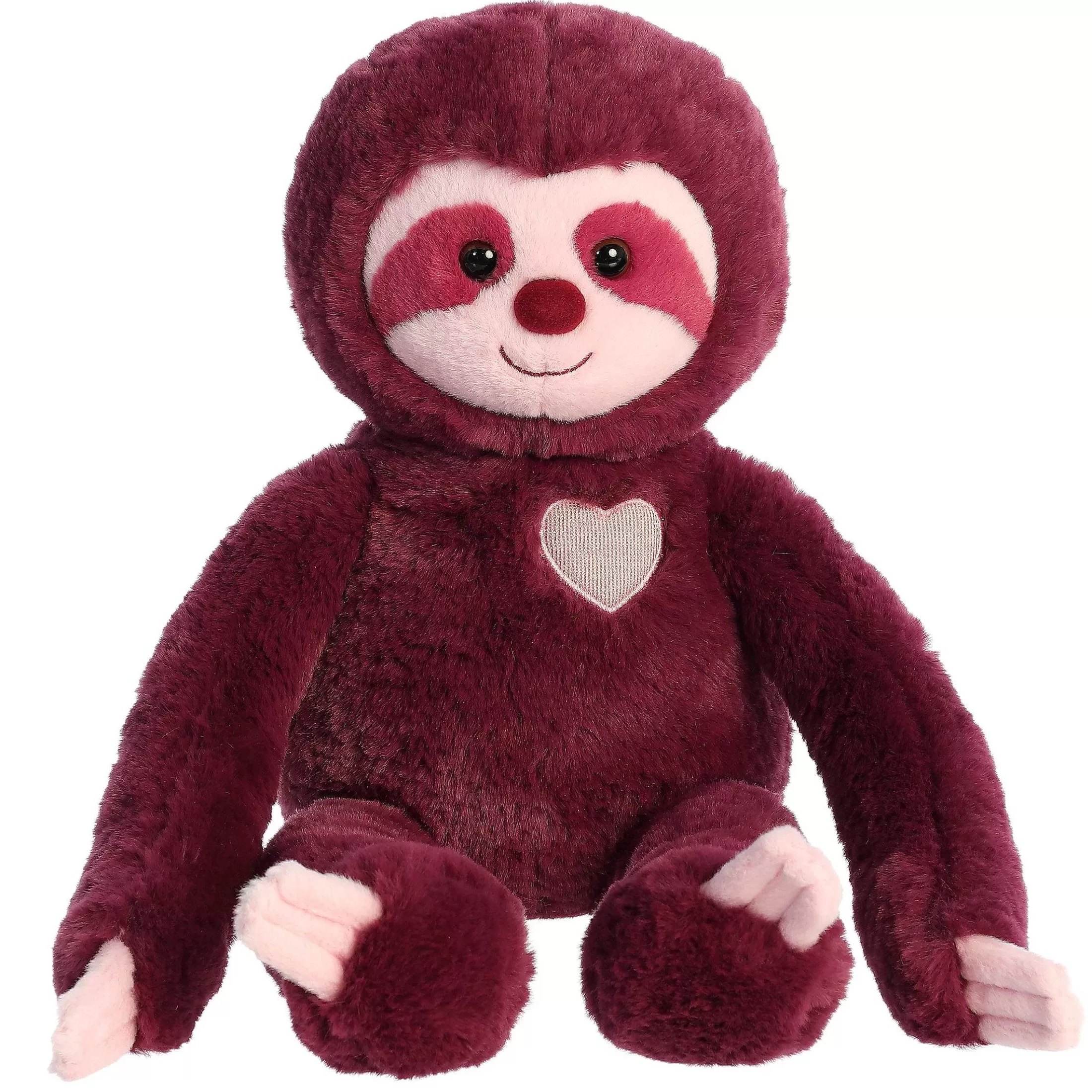 Aurora® - Valentine - 20.5" Sweety Sloth - Amethyst