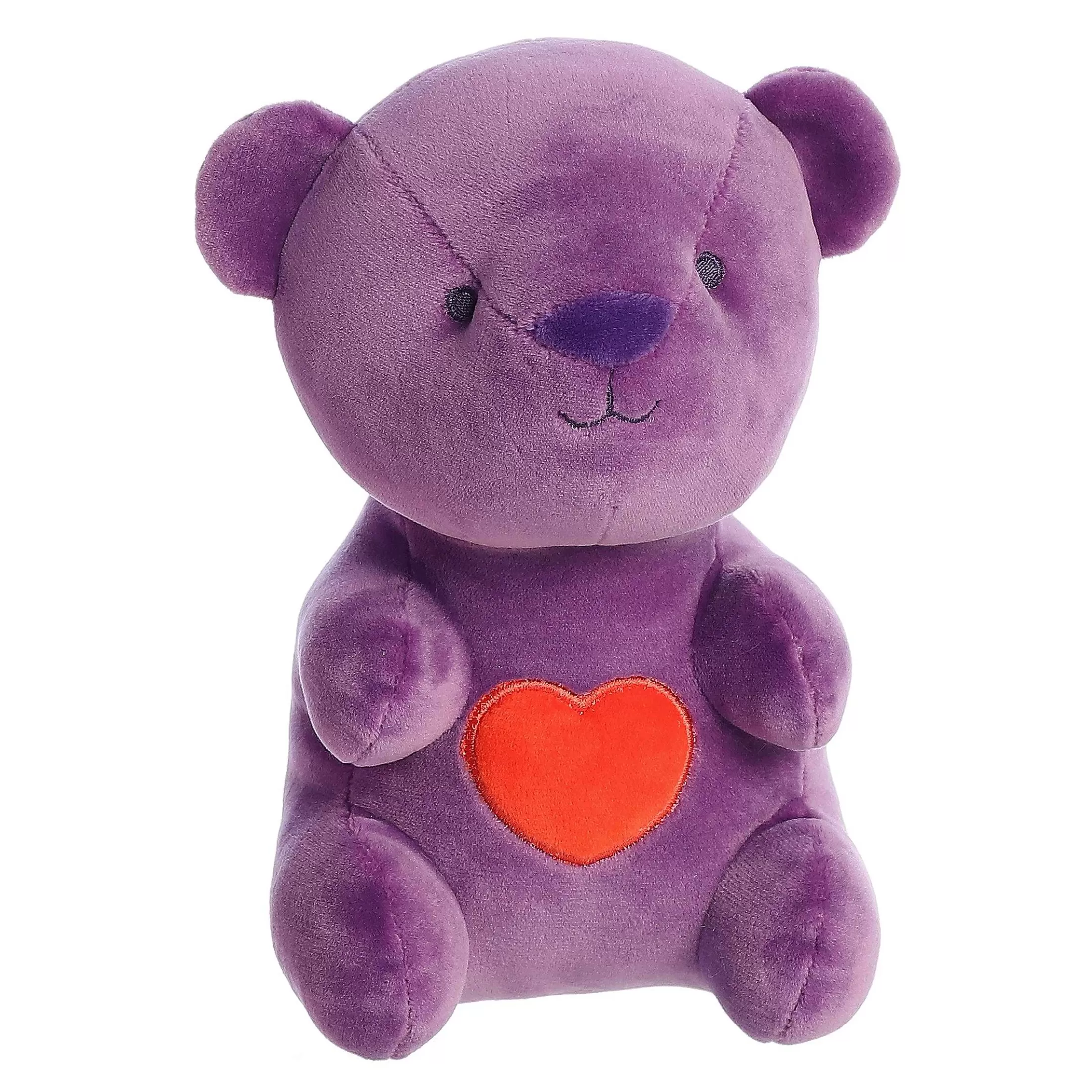 Aurora® - Valentine - 8" Yummy Heartbear - Purple