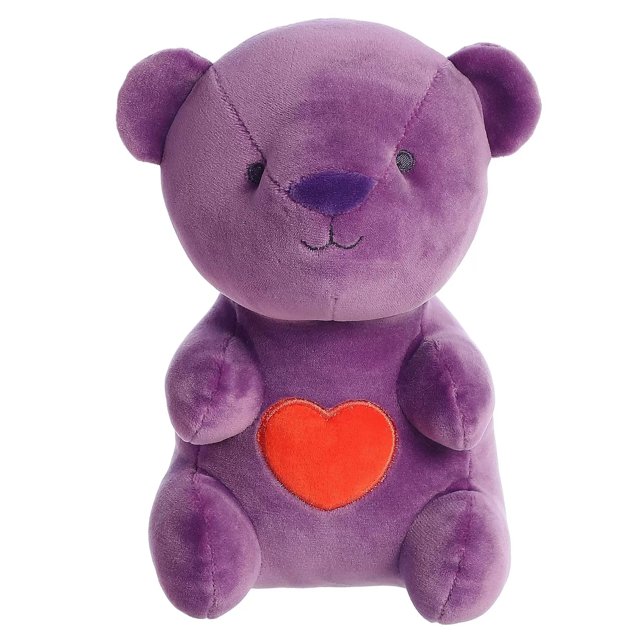 Aurora® - Valentine - 8" Yummy Heartbear - Purple