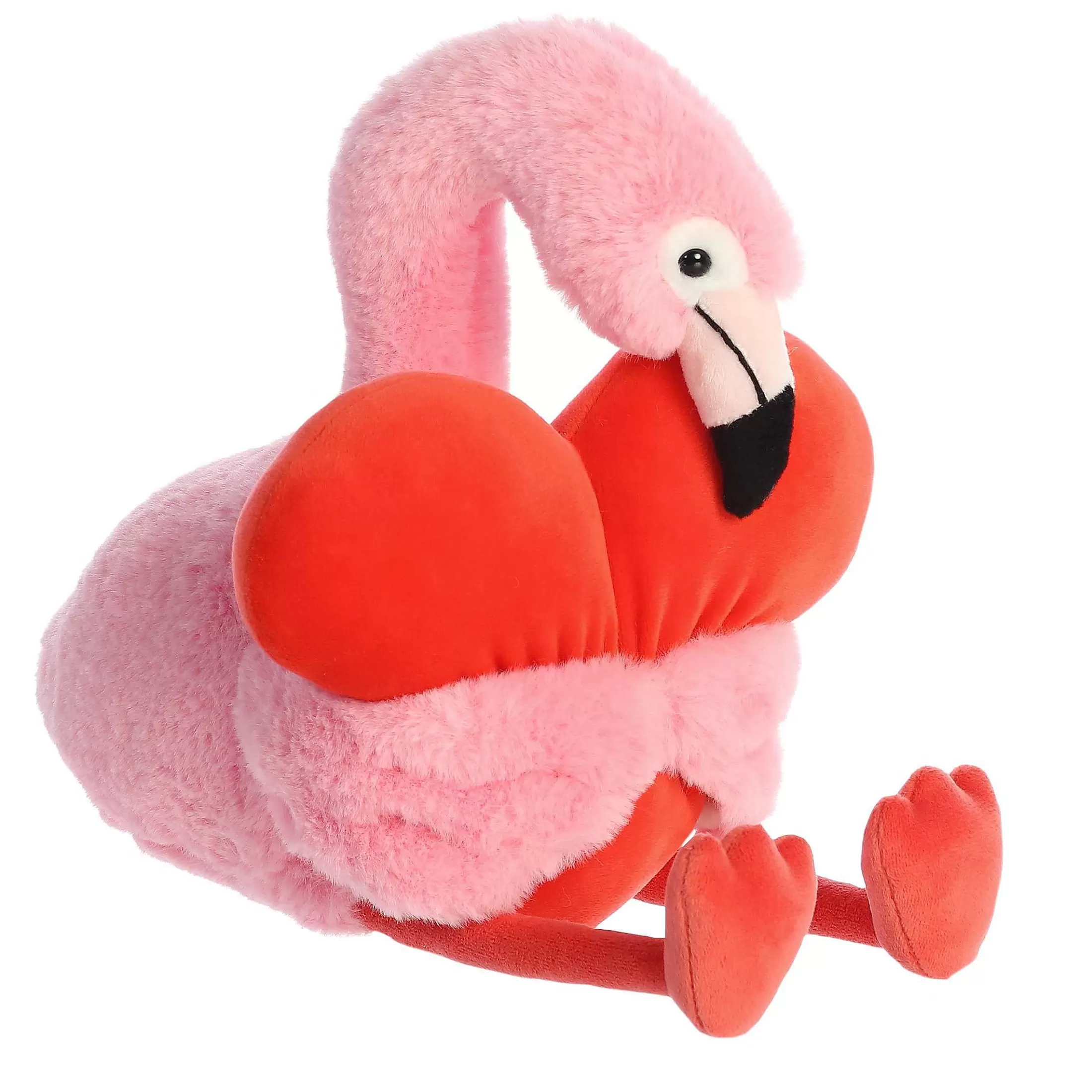 Aurora® - Valentine - Heart Huggers - 11" Fiora Flamingo