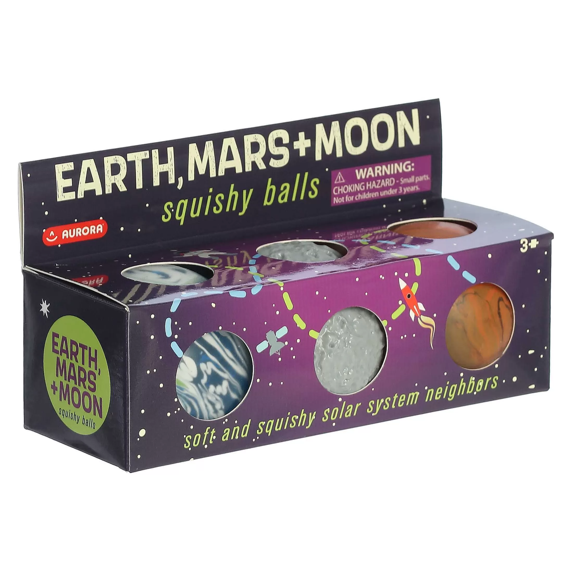 Aurora® Toys - Earth, Moon, And Mars Balls